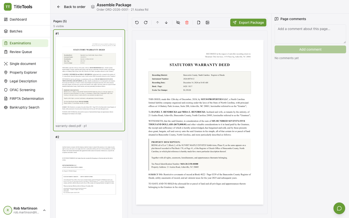 TitleTools — Assemble