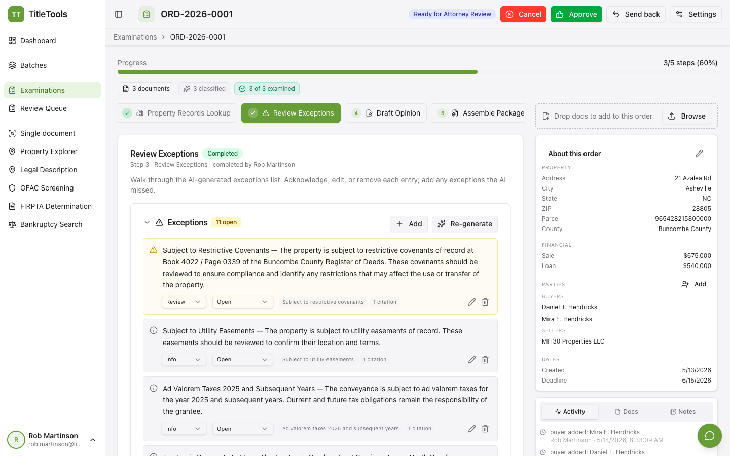 TitleTools — Verify