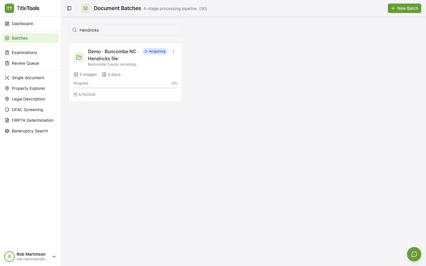 TitleTools — Acquire from anywhere.